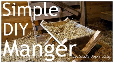 Easy DIY Manger - Great for nativity scenes - YouTube