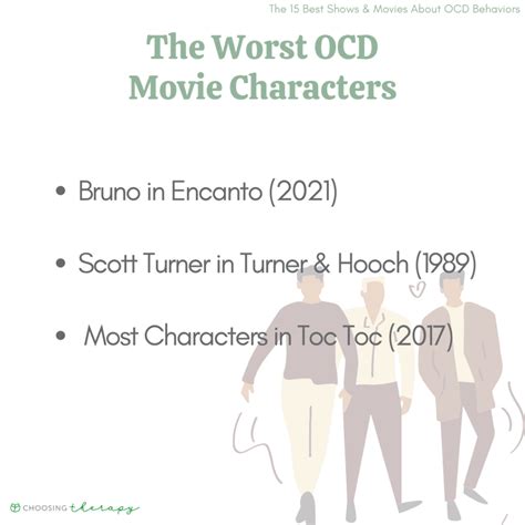 The Best Characters and Movies About OCD