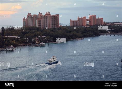 Royal Towers Hotel, Atlantis resort, Paradise Island, The Bahamas Stock ...