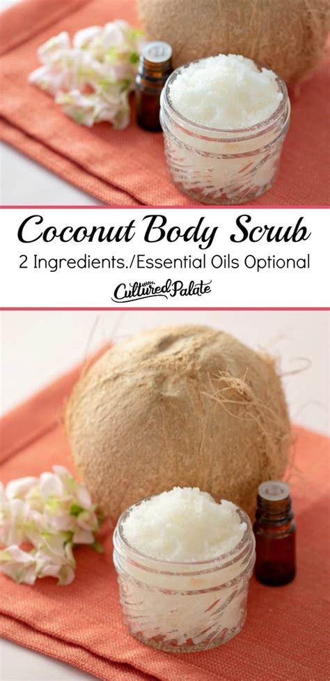 Coconut Body Scrub Recipe - Sugar Scrubs | Cultured Palate