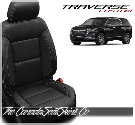 Chevy Traverse Leather Seat Covers - Velcromag