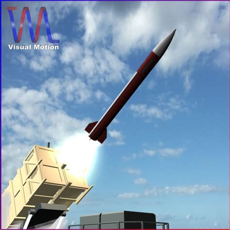 army patriot missile 3d model