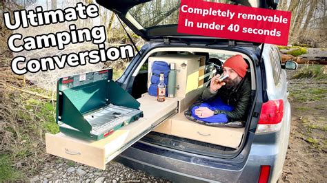 Look What I Did To My Friends Car || Ultimate DIY Camping Conversion ...