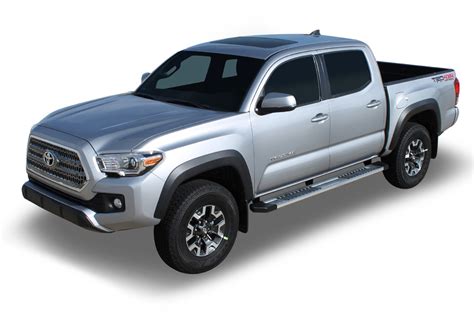 2005-2021 Toyota Tacoma Double Cab OEM Style 6 Running Boards (Silver ...