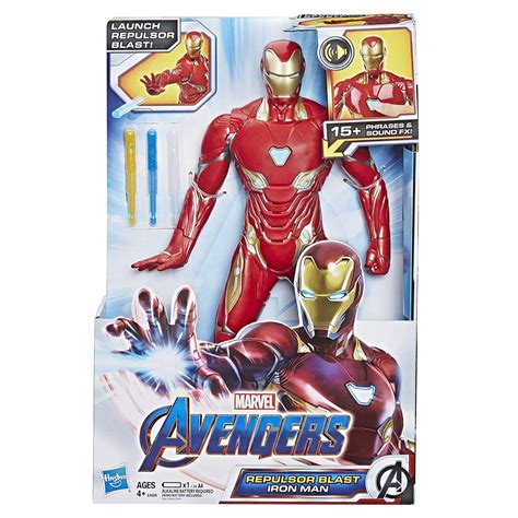 Marvel Avengers Endgame Iron Man Feature Action Figure Hasbro Toys - ToyWiz