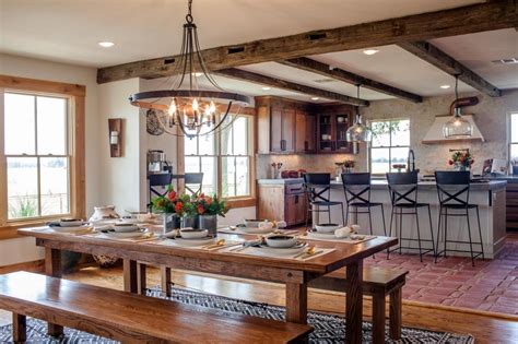 Joanna's Design Tips: Southwestern Style for a Run-Down Ranch House | Dining room decor modern ...