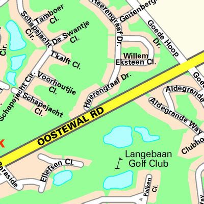 Langebaan Map by MapStudio | Avenza Maps