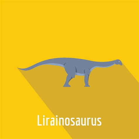 lirainosaurus icon, flat style. 14609046 Vector Art at Vecteezy