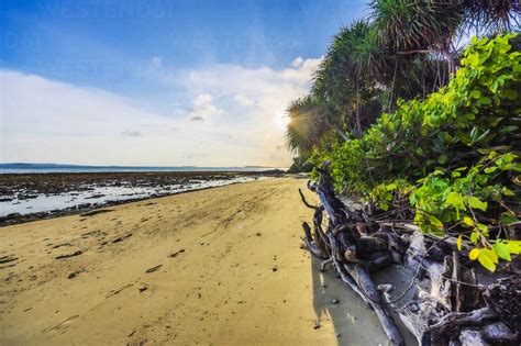 Indonesia, Bintan, Tropical beach stock photo