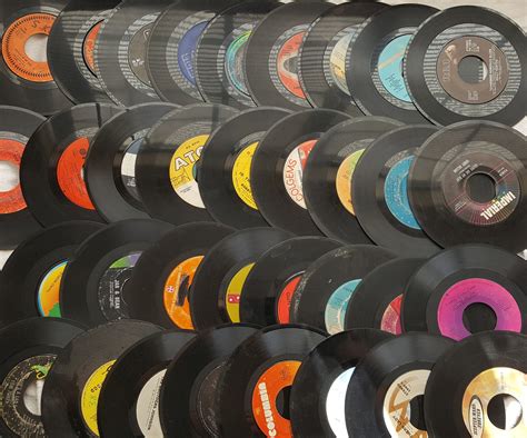 Vintage Used 45 RPM Vinyl Records 100 Count for Playing or Crafting - Etsy