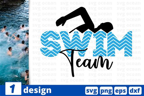 SWIM TEAM SVG CUT FILE | Swimming team | Swimmer quote (698507) | Cut Files | Design Bundles