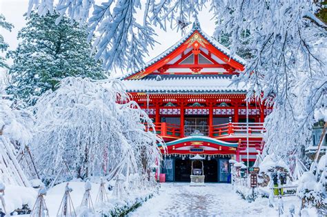 Temple In The Snow, Japan Photo | One Big Photo