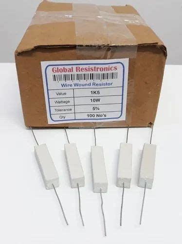 1k5 Wire Wound Resistor, Axial at Rs 5/piece in Pune | ID: 25600952962