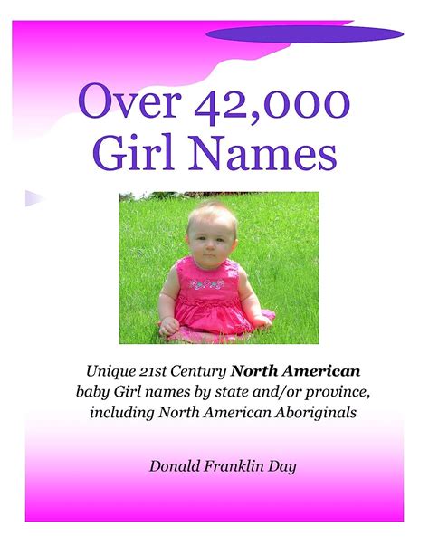 Over 42,000 Girl Names: Unique 21st century North American baby girl ...