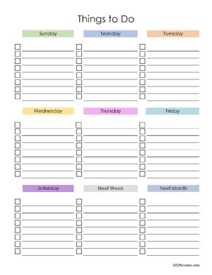 FREE Checklist Template Word