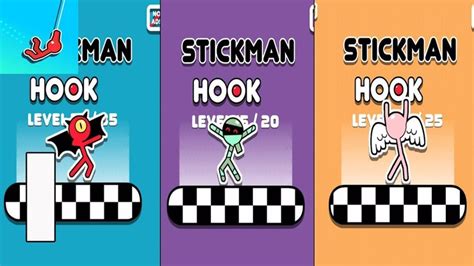 Simple Yet Addictive Casual Game Stickman Hook Out Now On Android