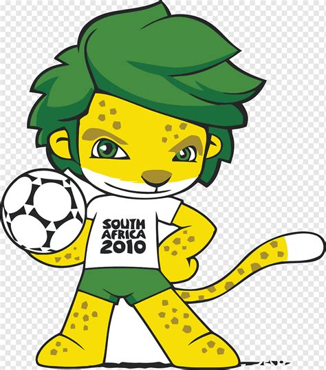 South Africa 2010 World Cup Mascot ZAKUMI, png | PNGWing