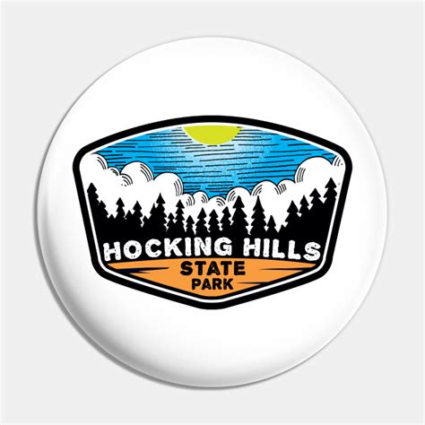 Hocking Hills State Park Ohio - Hocking Hills State Park Ohio - Pin | TeePublic