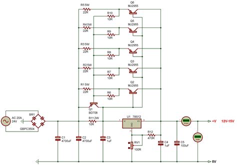 12V-15V, 20A DC power supply Electronics Basics, Electronics Projects ...