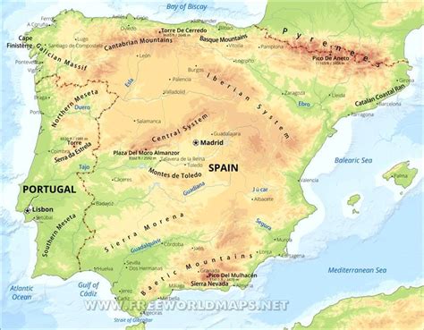 Map Of The Iberian Peninsula World Map 9576 | The Best Porn Website