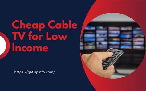 Best Cheap Cable TV for Low Income Families & Seniors