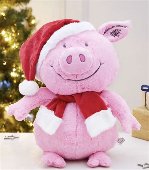 Percy Pig Soft Toy Christmas 2021 Large Teddy LIMITED EDITION 60CM M&S Xmas ...