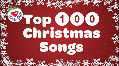 Top 100 Christmas Songs and Carols Playlist with Lyrics 🎅 Best ...