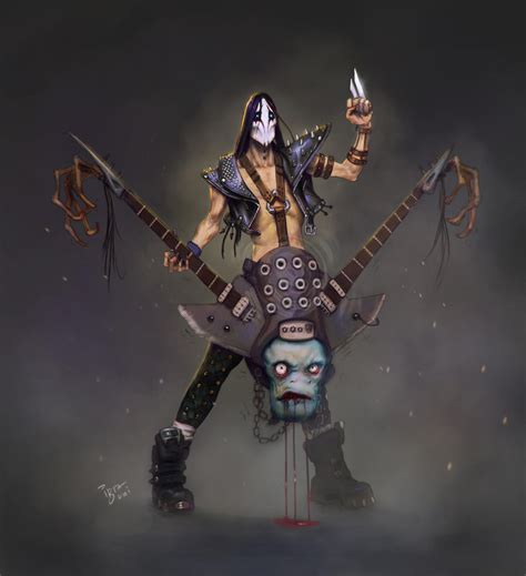 the heavy metal monster slayer by iBralui on DeviantArt