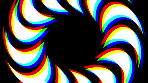 RGB Split Hypno Animation - Effect Element Loop — Free Stock Footage ...