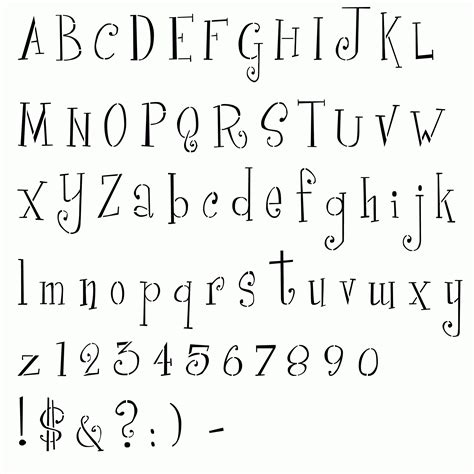 Printable Font Stencils (80+ Images In Collection) Page 1 - Free Printable Fonts Stencils - Free ...