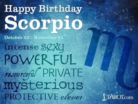 Happy Birthday Scorpio! | Scorpio-Zodiac-Astrology | Pinterest