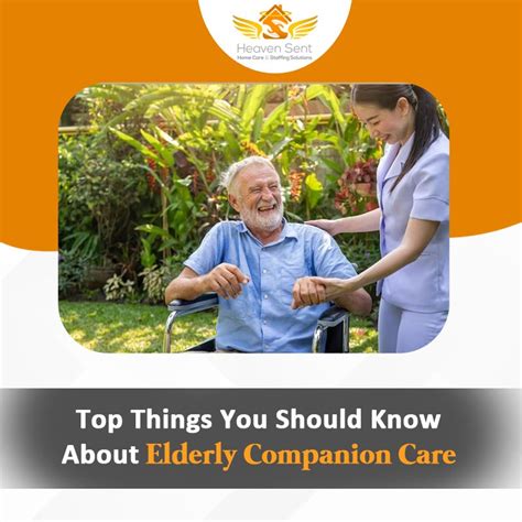 Top Things You Should Know About Elderly Companion Care | by Heaven Sent | Nov, 2023 | Medium