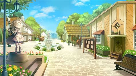 Town Street Art from Atelier Lulua: The Scion of Arland #art #artwork #gaming #videogames #gamer ...