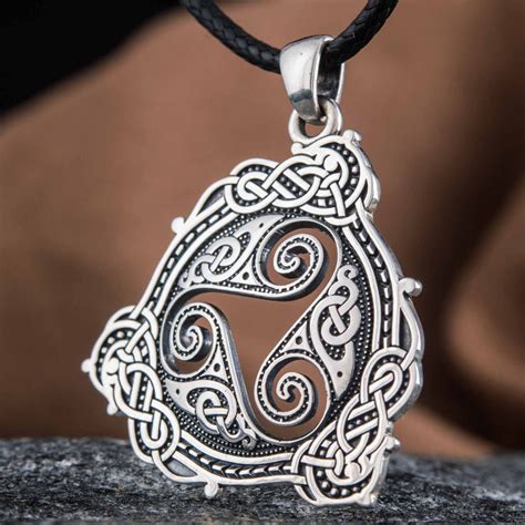 Triskelion + Scandinavian Ornament Pendant - Viking Workshop - Touch of ...