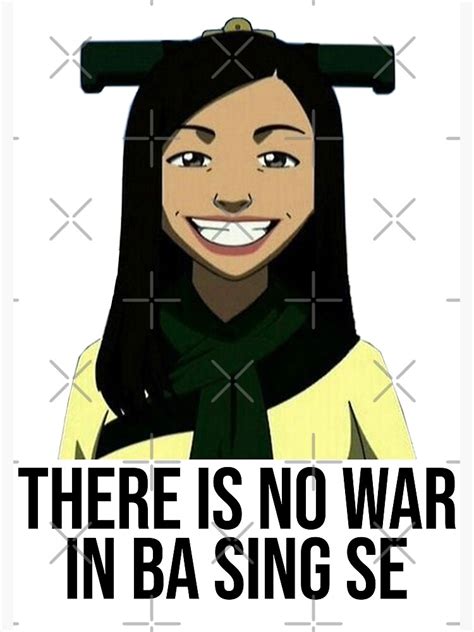 "There Is No War In Ba Sing Se" Poster for Sale by artsylab | Redbubble