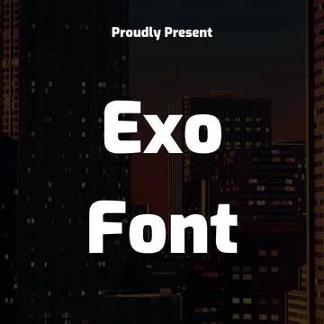 Exo Font Free Download