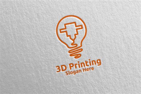 Idea 3D Printing Company Logo Design 56 Graphic by denayunecf ...