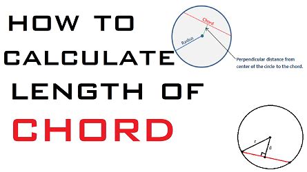 How To Calculate Length Of Chord For Circle - Construction Encyclopedia