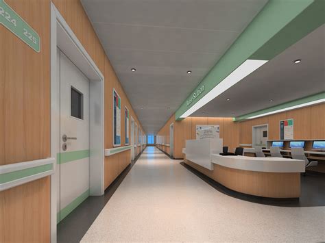 Hospital Hallway 3D model | CGTrader