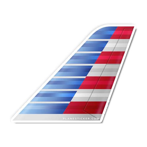 American Airlines Tail Diecut Sticker - Etsy