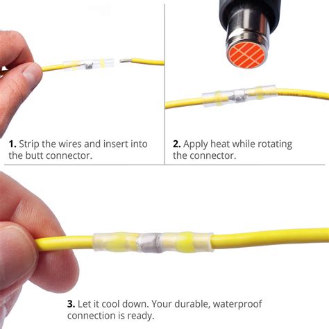 Wirefy Solder Seal Wire Connectors | IP67 Waterproof Butt Connectors ...