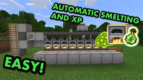 SIMPLE 1.20 XP SUPER SMELTER TUTORIAL in Minecraft Bedrock (MCPE/Xbox/PS4/Nintendo Switch ...