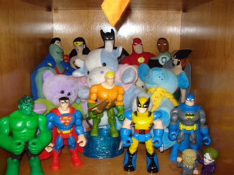 Justice League plush + dc superfriends and spider-man and … | Flickr