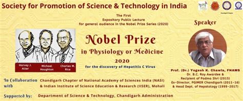 Lecture on Nobel Prize in Physiology & Medicine – Society for Promotion ...