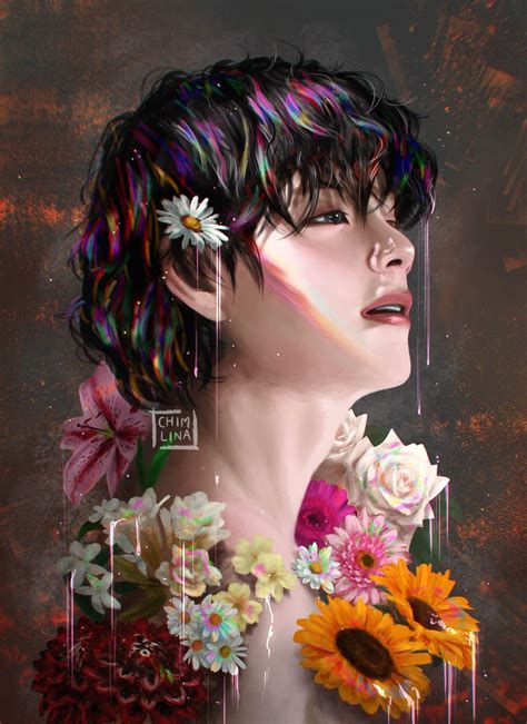 Save = Follow #KTH | Taehyung fanart, Bts drawings, Bts fanart