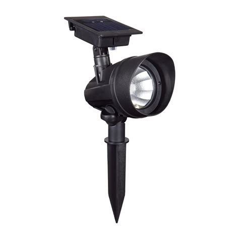 Duracell Black LED Solar Spotlight | Bunnings Warehouse