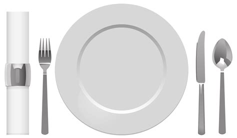 Plate Spoon And Fork Png