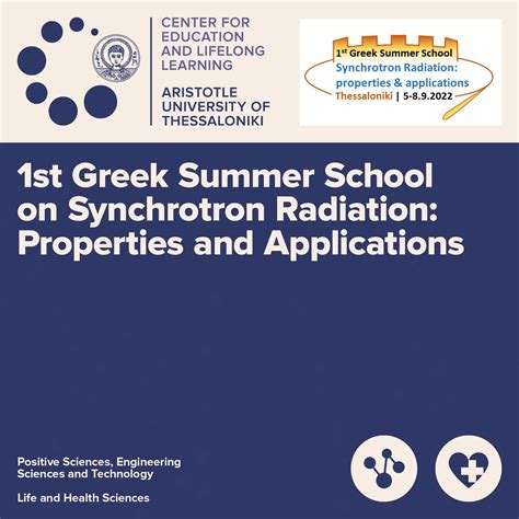 1st Greek Summer School on Synchrotron Radiation: Properties and ...