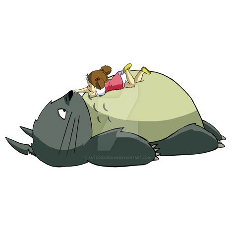 Totoro Sleeping by Autoboxdesign on DeviantArt