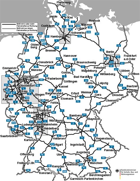 Germany road map - Full size | Gifex